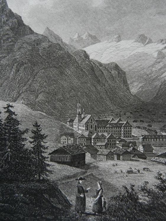 Incisioni: Engelberg gegen den Titlis – Usato da Risch venduto da Rischli15 4