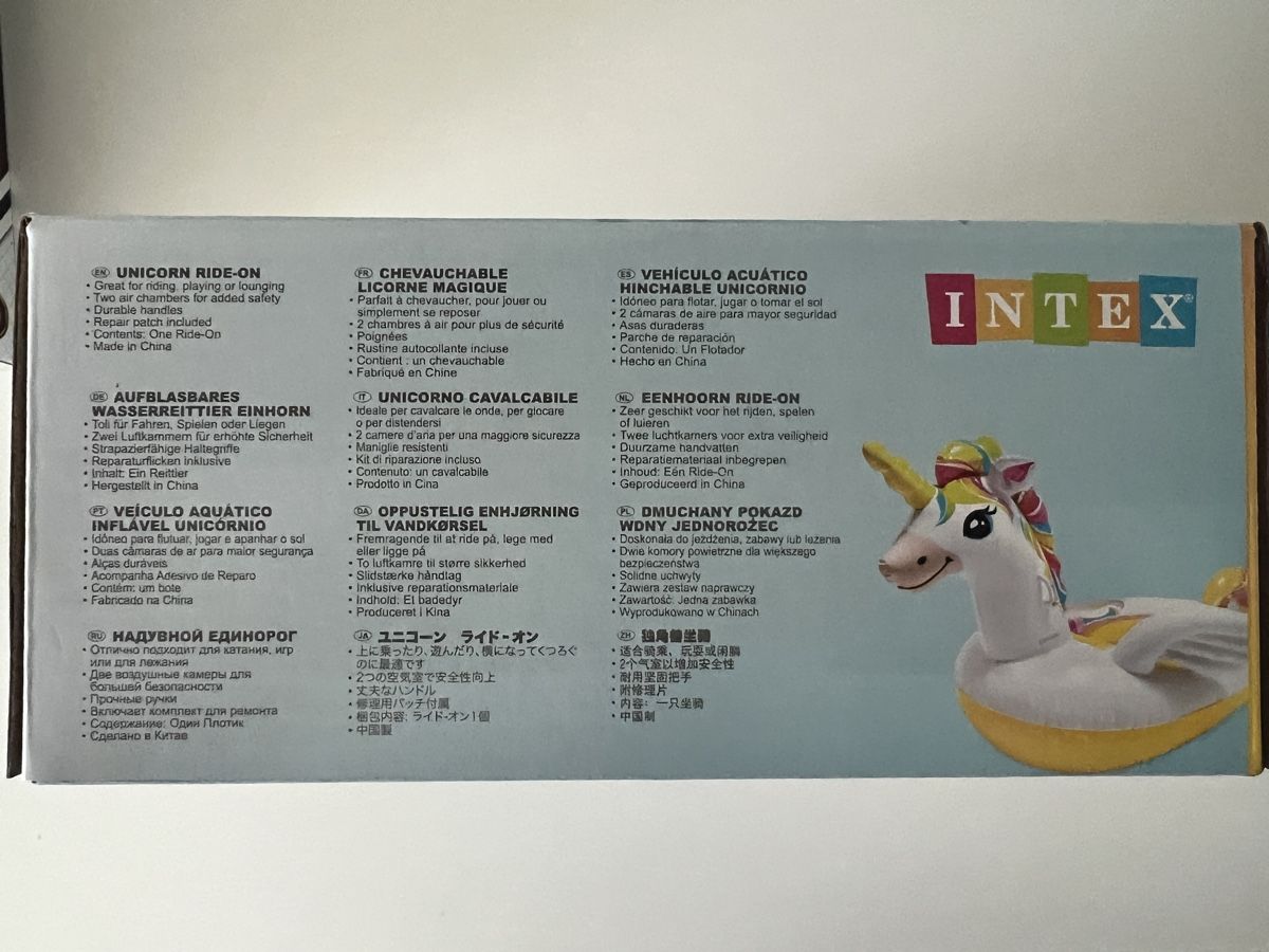 Salvagente: Intex Wet Set Collection Einhorn Schwimmtier NEU – Nuovo e nell'imballaggio originale da Walchwil venduto da uutradach 3