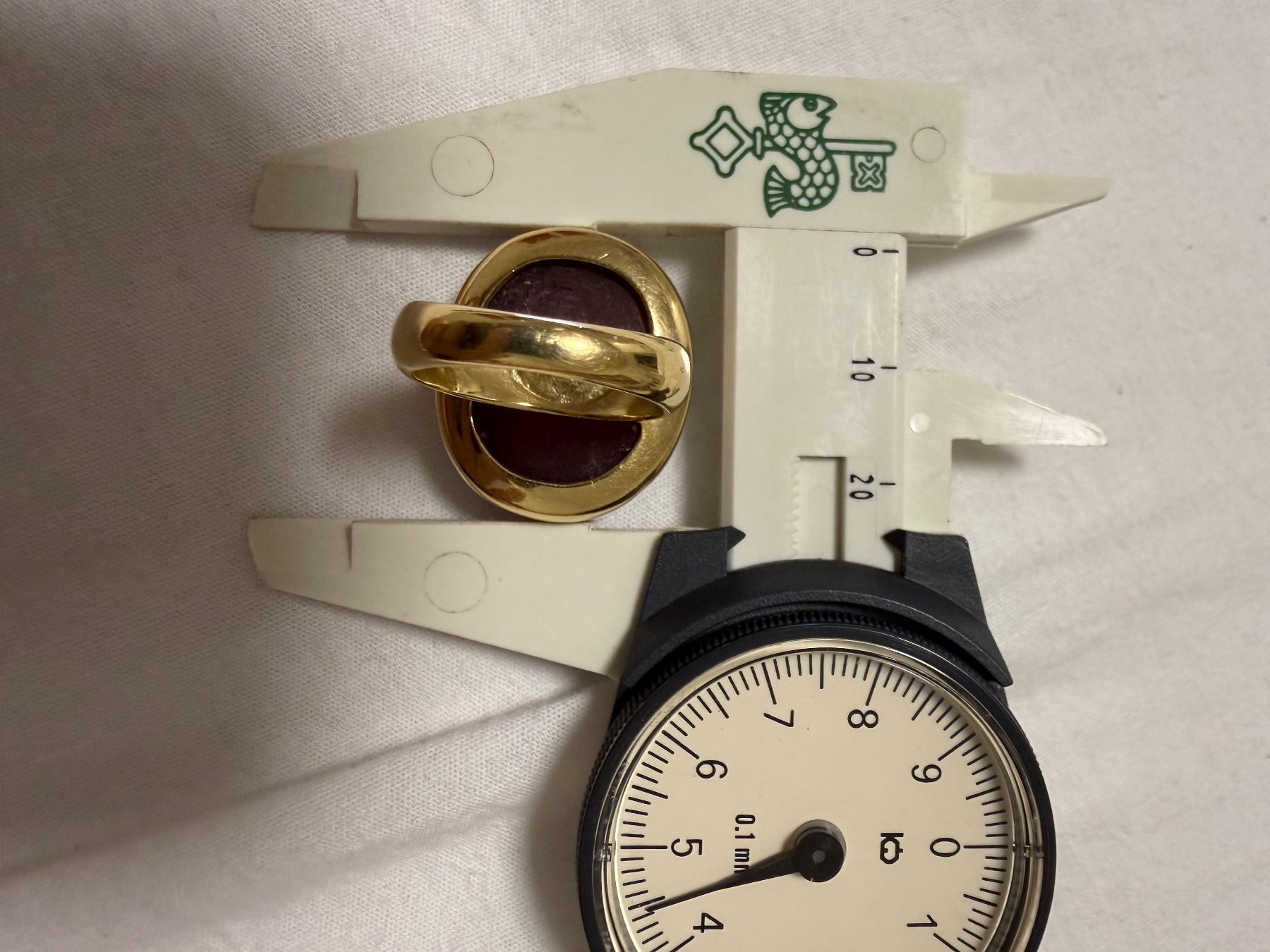 Anelli: GoldRing 18k mit Turmalin Rubellit – Usato da Oberhof venduto da RealStone 5