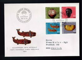CH FDC Pro Patria Satz 1973