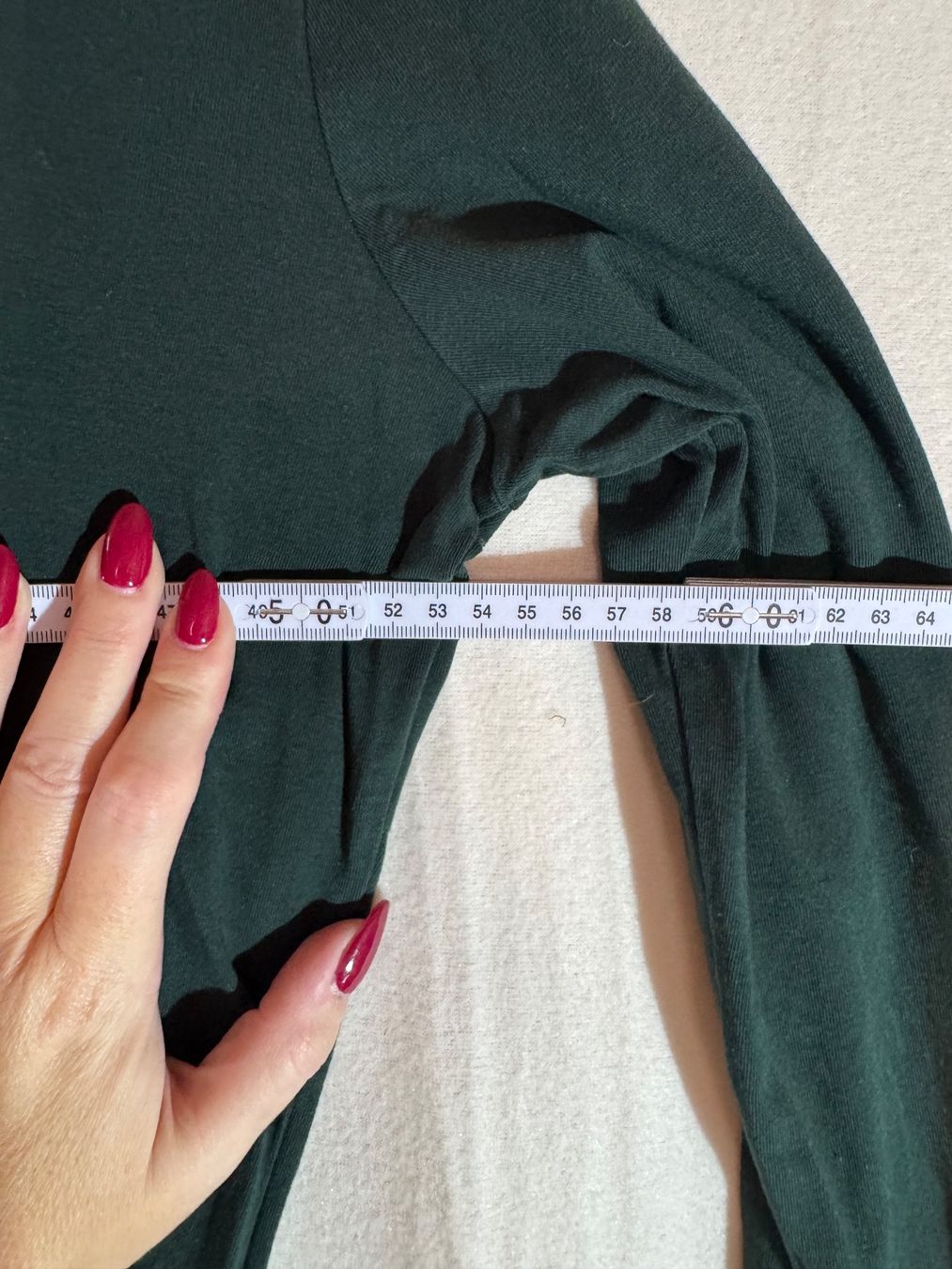 C&A Top: Grünes Langarm Basic von Yessica Gr. L – Usato da Grosswangen venduto da second_hand_dress 4