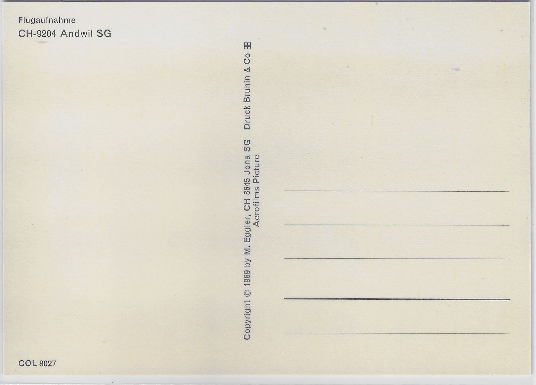 Cartoline postali: Flugaufnahme Andwil SG – Antico da Ettingen venduto da Kartenplanet 1