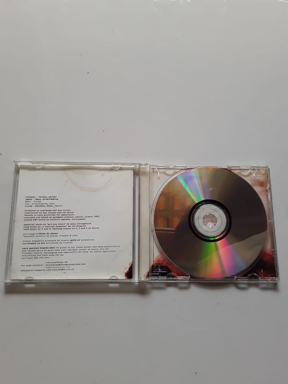CD: Anathema - A Natural Disaster – Usato da Lenzburg venduto da Sepulmander 2