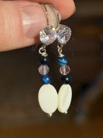 Perlmutt, Tigerauge, Amethyst Ohrringe NEU