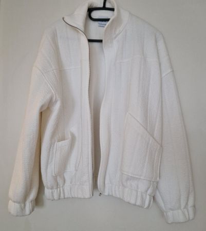 Veste oversized Zara blanche M-L