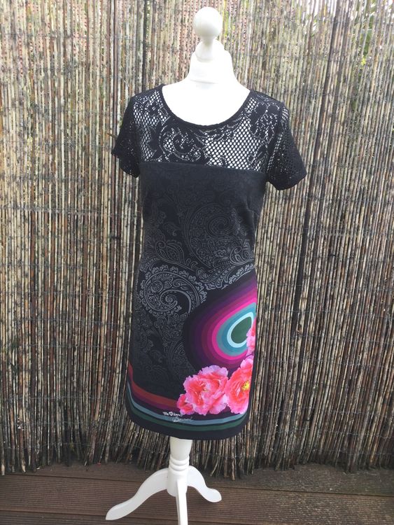 Robe casual Desigual de la taille 38, de couleur imprimés