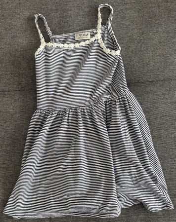 Sommerliches Ringelkleid von Next, Grösse 104