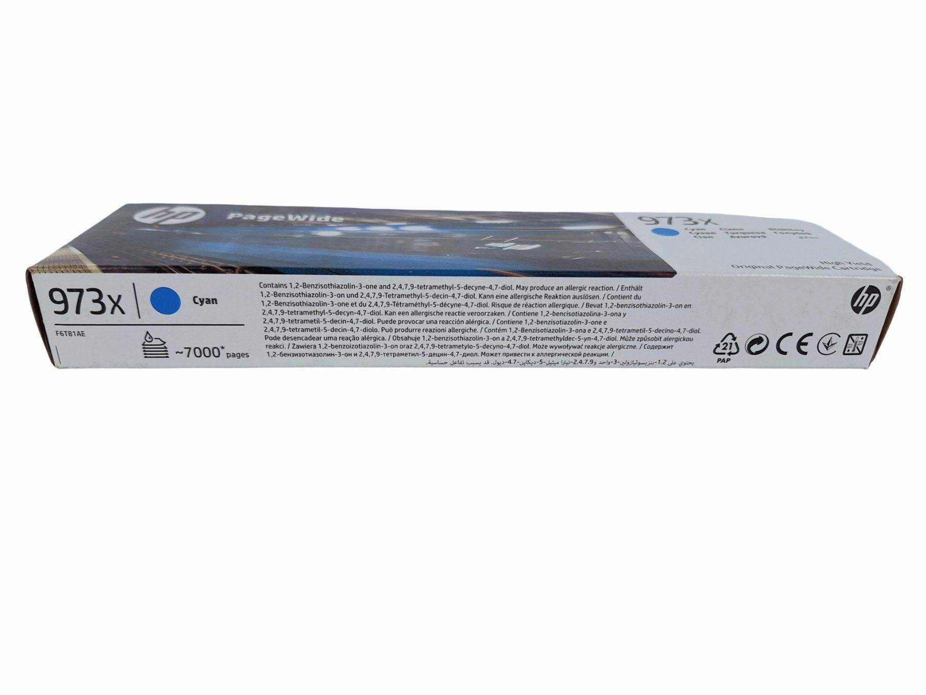 Hewlett Packard Cartucce per stampanti & toner: HP Druckerpatrone 973x cyan – Nuovo (secondo la descrizione) da Breitenbach venduto da Restwert_Breitenbach 1