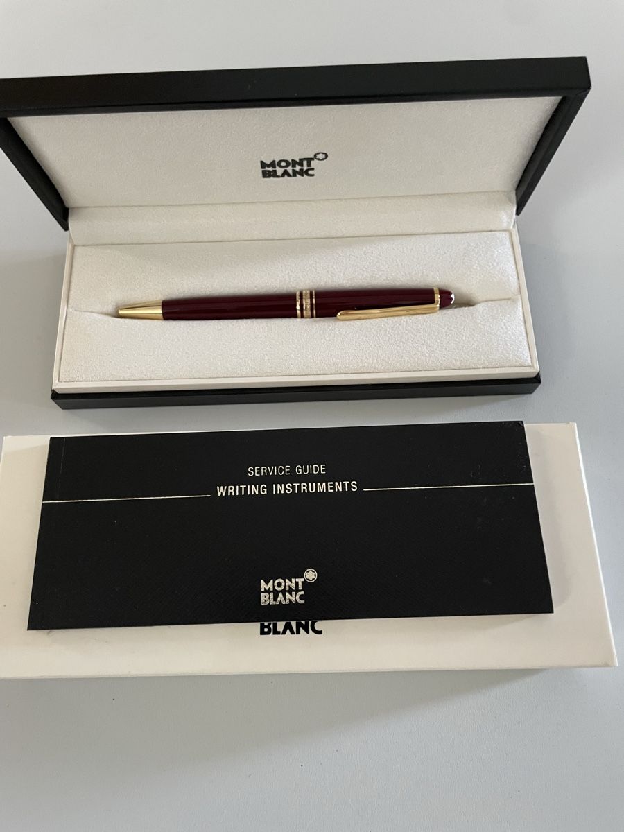 Montblanc Stifte & Marker: Montblanc Kugelschreiber dunkelrot/gold – Gebraucht aus Menziken von FS-Creativity