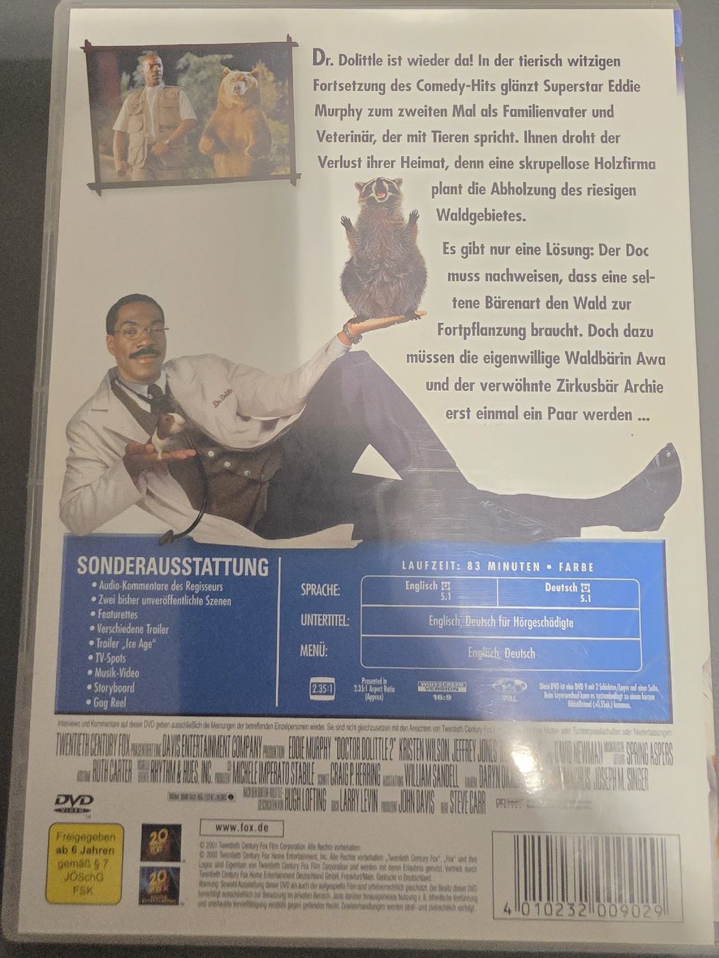 Tous les DVDs: Dr. Dolittle 2 DVD Eddie Murphy – D'occasion à Zürich par P-editon 1