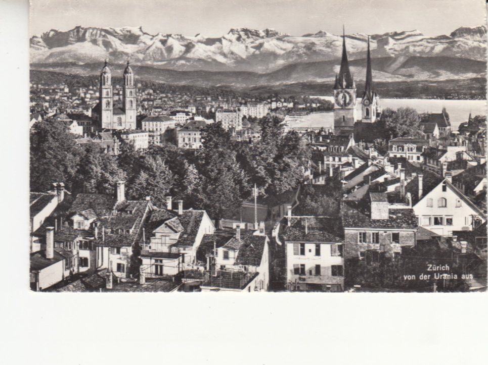 Ansichtskarten: Zürich ca. 1950 – Gebraucht aus Bürglen TG von StampGraf