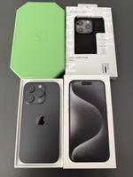 iPhone 15 Pro 256GB Schwarz neuwertig mit Zubehör