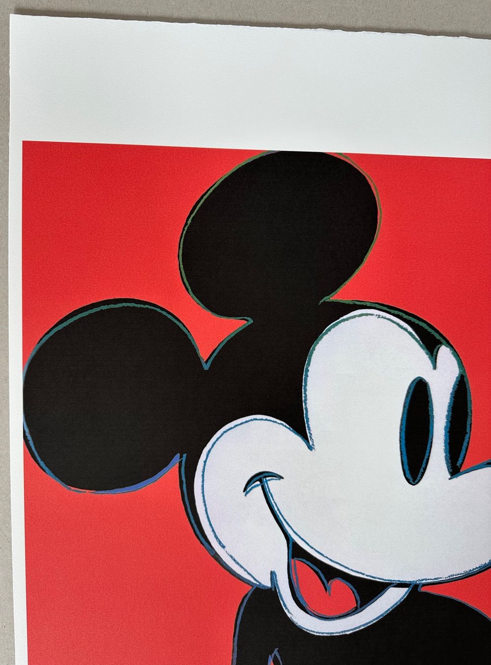 Poster & Bilder: Andy Warhol: Mickey Mouse, POP Art 38/100 – Neu (gemäss Beschreibung) aus Meilen von Smgdesign 3