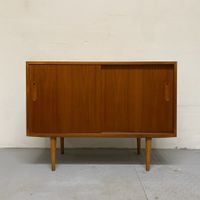 Danish Teak Sideboard by Poul Hundevad 60er Mid-Century MCM