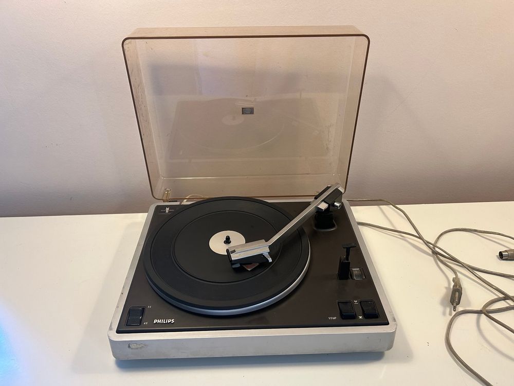 Tourne-Disque Philips Ancien - Modèle GoGear - Fonctionne - Occasion