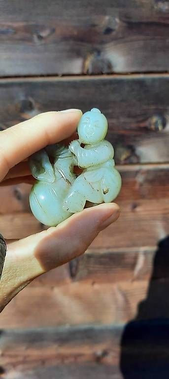 Statuette: chine ancienne,  figurine en jade – Usato da Chardonne venduto da hel_h5k2