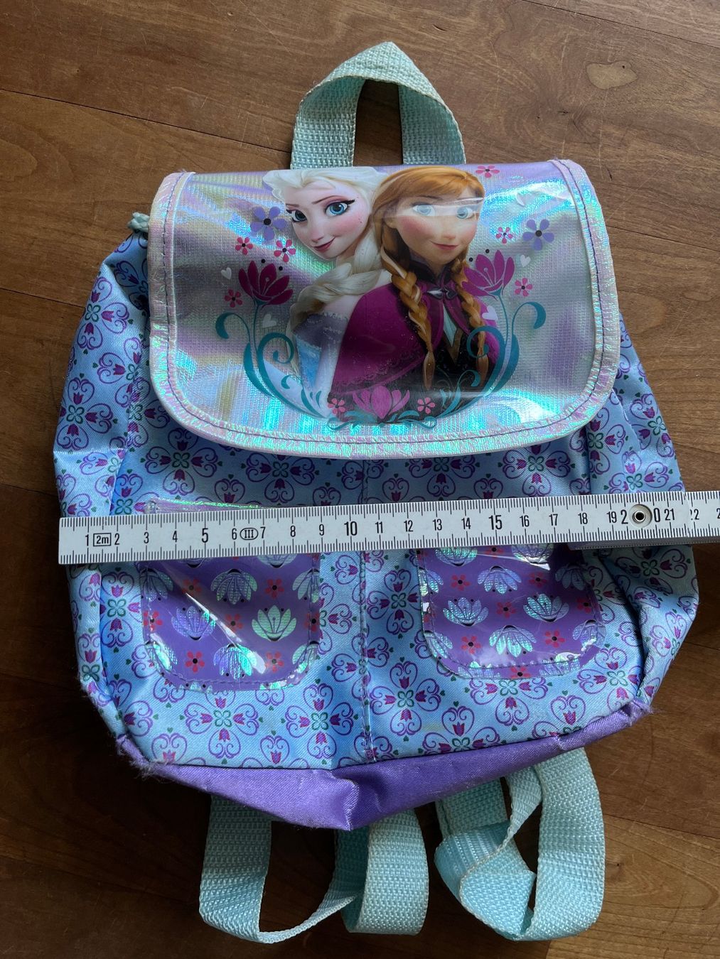 Disney Borse & Zaini: glänzender Anna & Elsa Kinder Rucksack – Usato da Muri b. Bern venduto da Buppalina 5