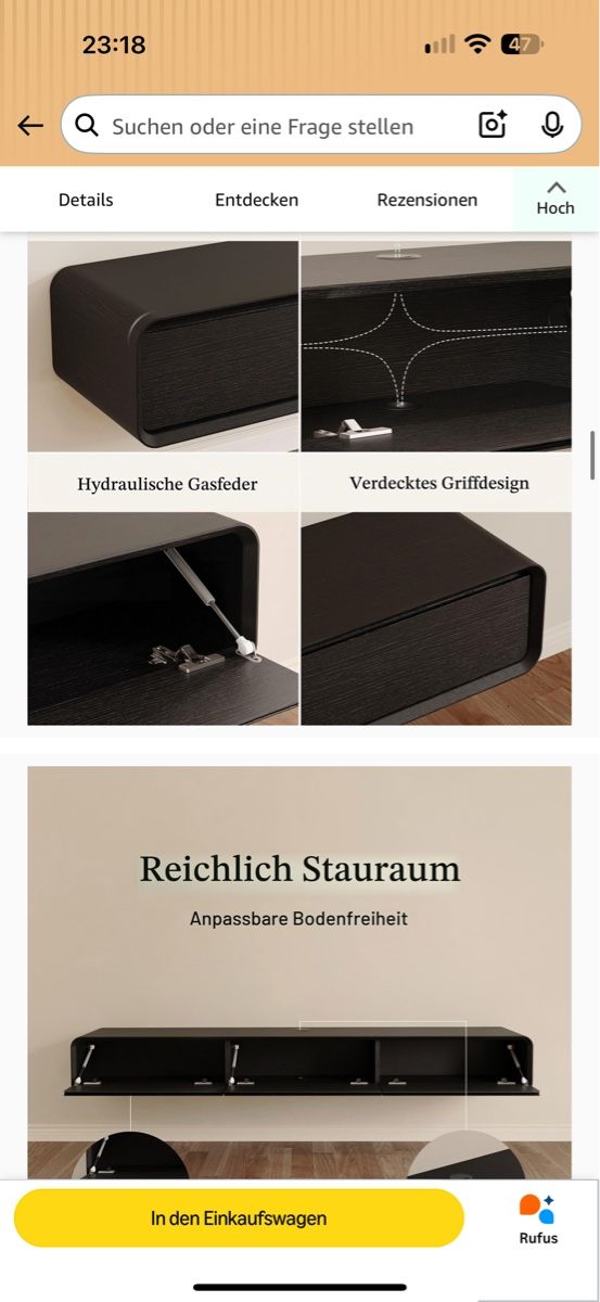 TV Möbel: Tv kommode, sideboard – Gebraucht aus Berg SG von dp248 6