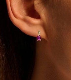 Ohrringe & -stecker: Ohrring aus Gold und Ruby – Neu und originalverpackt aus Hemmental von BlingBling1 1