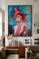 Original Ölgemälde Ayoe Ploger – "Atelier Ayoe" – 70x90 cm