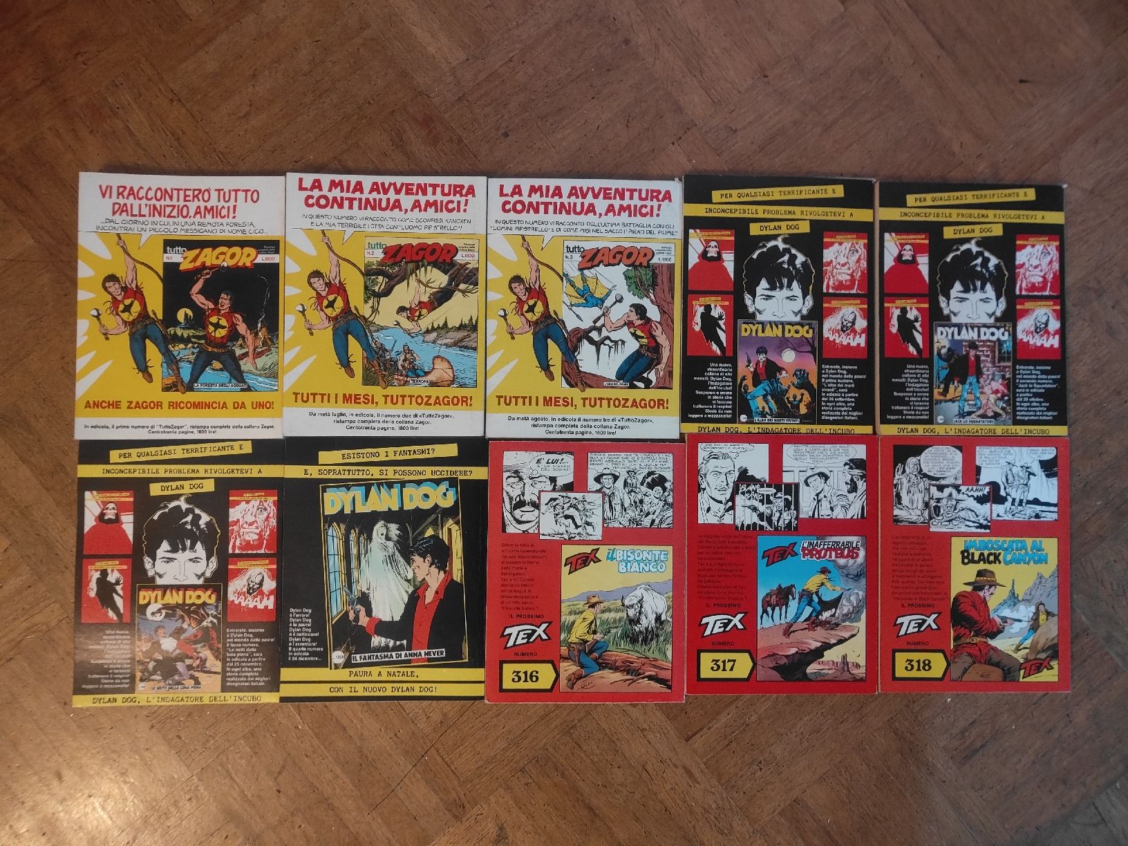 Comics: 10 Stk.TEX Comics Nr. 308 - 317  – Gebraucht aus Hägendorf von Yahuhu01 1