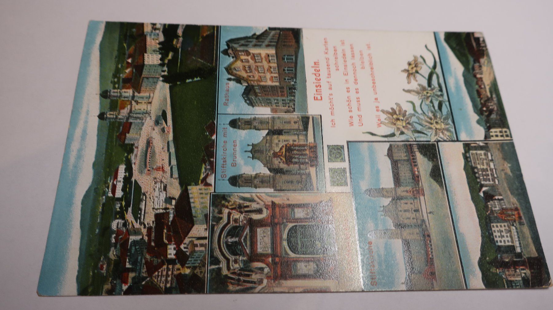Ansichtskarten: Einsiedeln Multivues  1911 – Gebraucht aus Cormoret von Pascalll2001 1