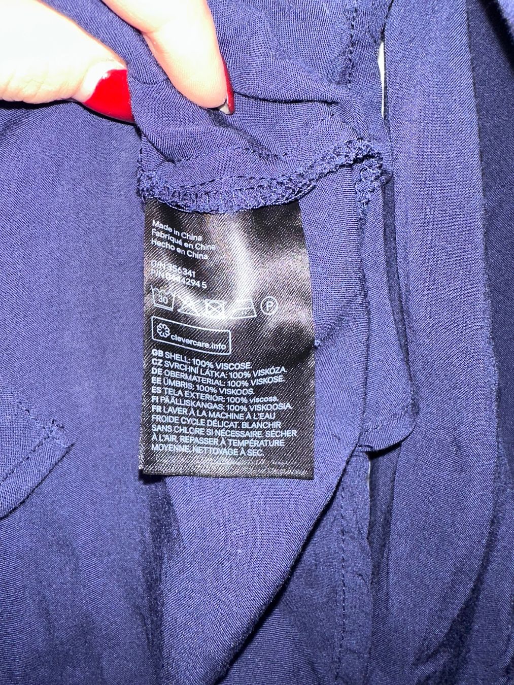 H&M Camicette: H&M Bluse, dunkelblau, Gr. 36 – Usato da Zürich venduto da cfh_cg22 3