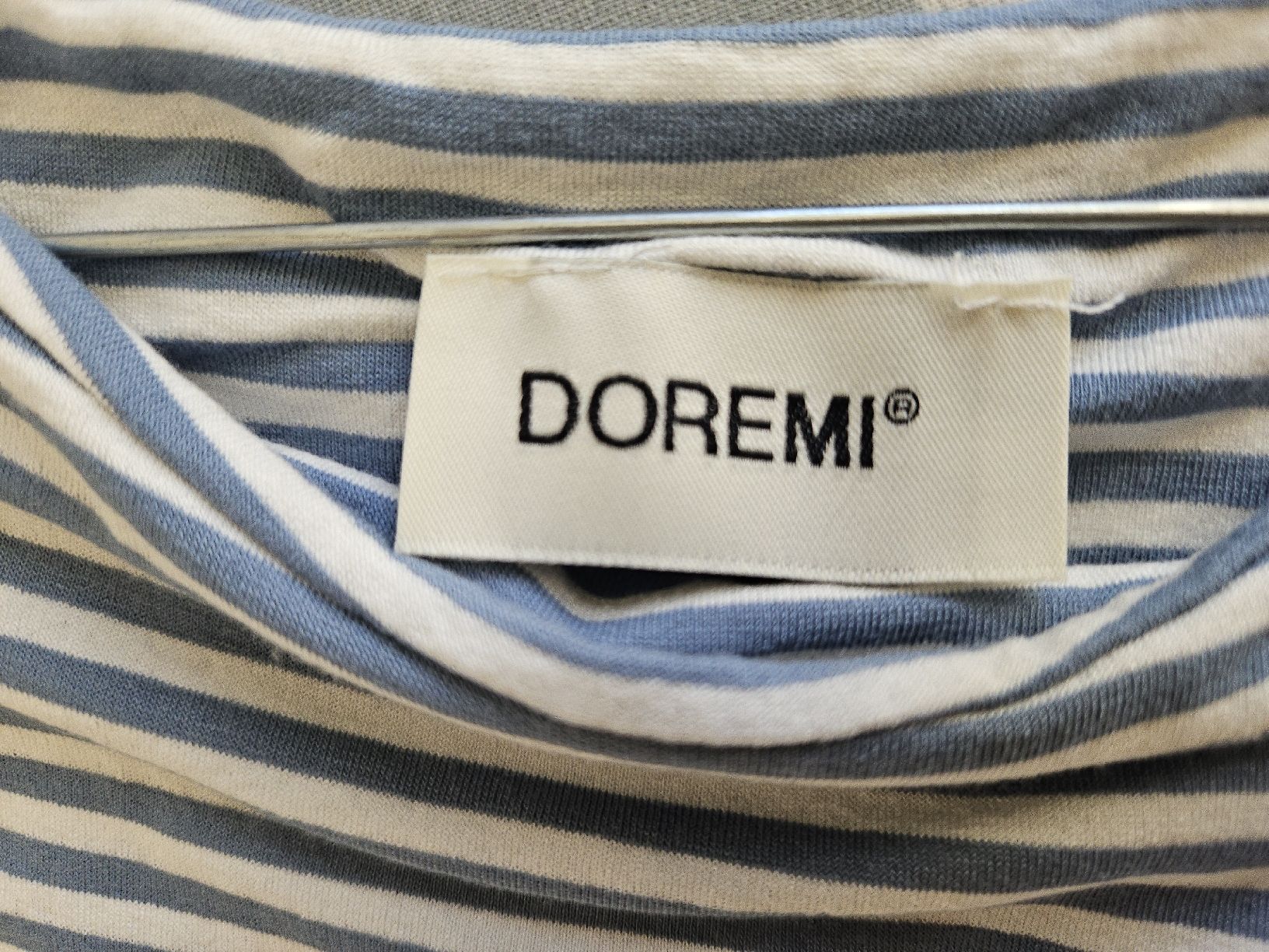 T-shirt: DOREMI Langarmshirt gestreift weiss/blau Grösse S  – Usato da Urdorf venduto da Colina 1