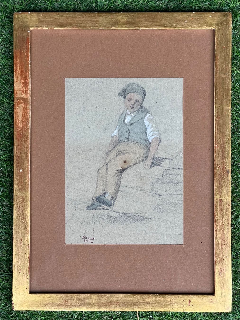 Dipinti: FRANÇOIS VUAGNAT 1826-1910 Schweizerisch, – Usato da Basel venduto da Kaffee_und_Kunst 1