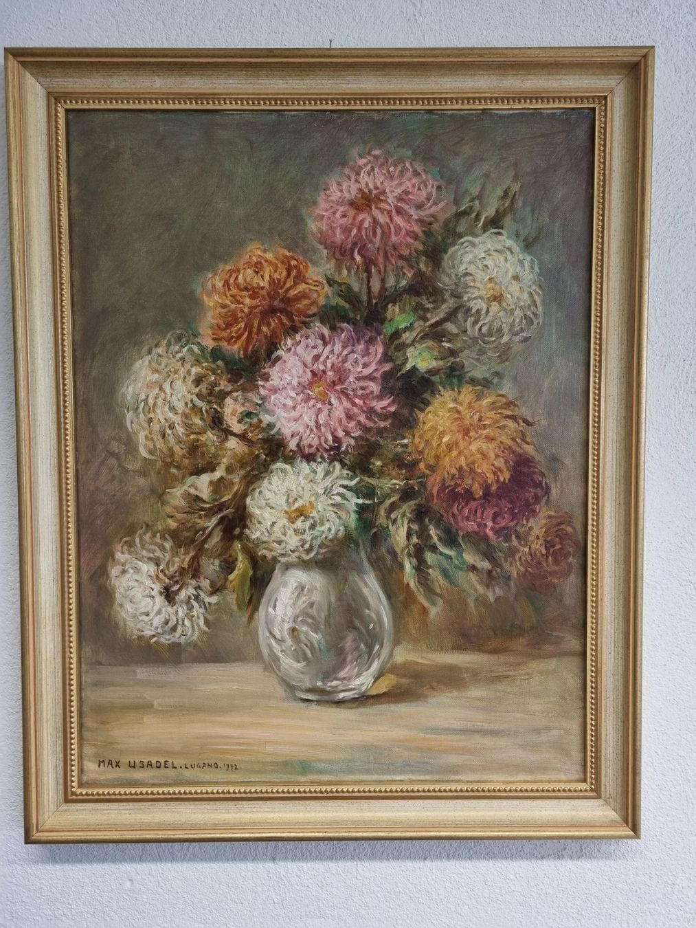 Dipinti: Max Usadel Stillleben mit Blumen 1942 – Usato da Schöftland venduto da Talisk 1