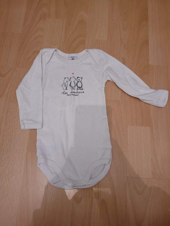 Petit Bateau Baby-Strampler 5er Pack – Langärmlig, Aus Rippenstoff, Mit Amerikanischem Ausschnitt