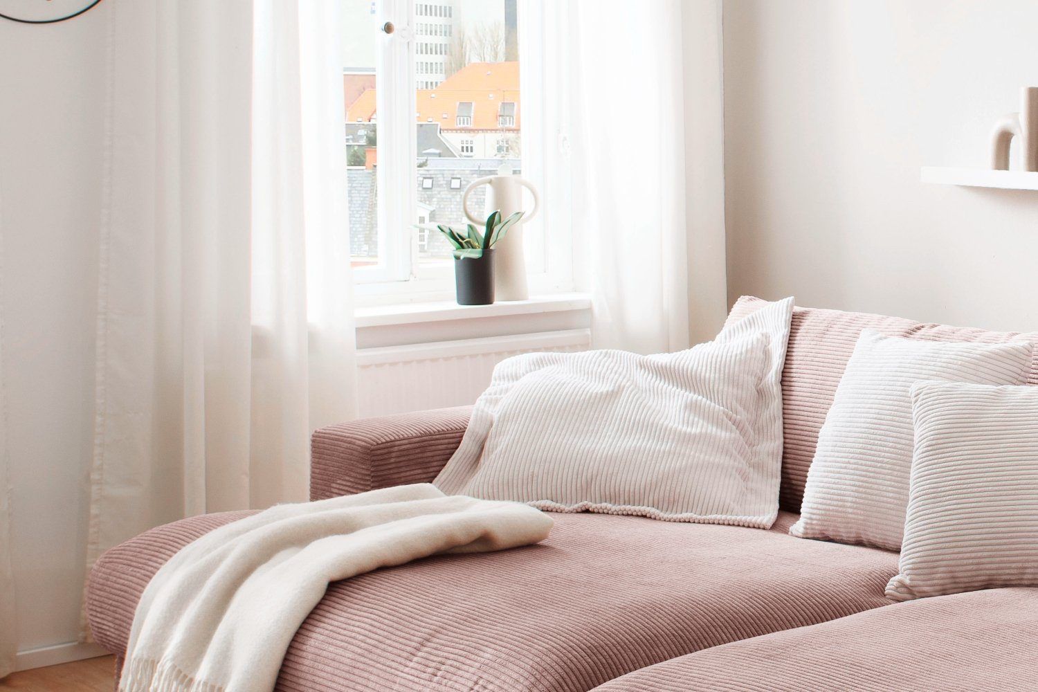 Divani: Big Sofa High End in Cord rosa – Nuovo e nell'imballaggio originale da Bischofszell venduto da deluxe-moebel 5