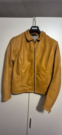 Leder Jacke, Damen, Grösse 46, Marke Detlev Louis, beige