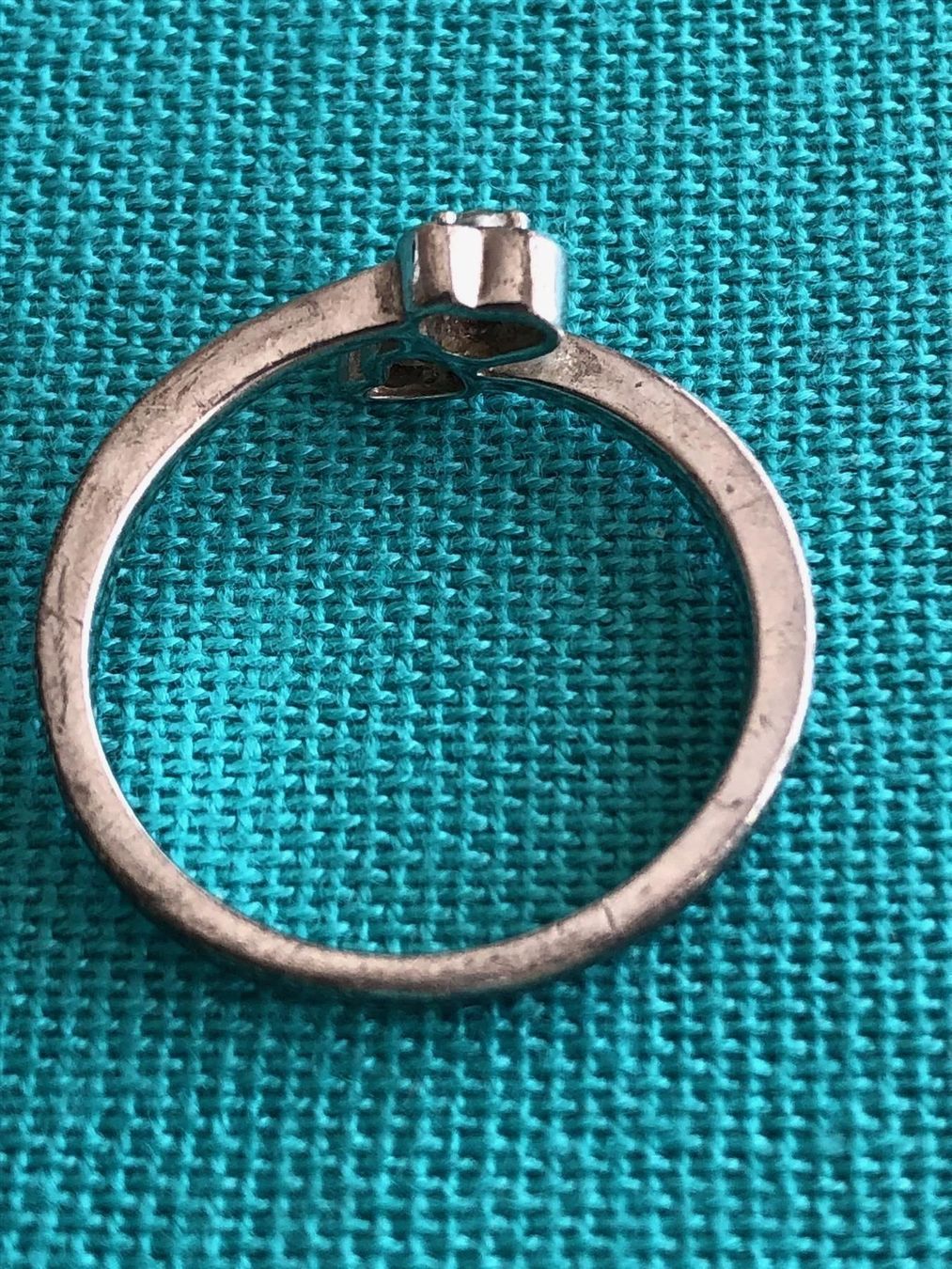 Anelli: Seltene Silber Ring mit Edelstein, 925er – Usato da Steinhausen venduto da Super05 7