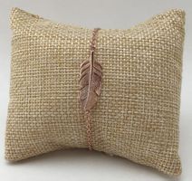 Armkette Silber 925 Feder roségold