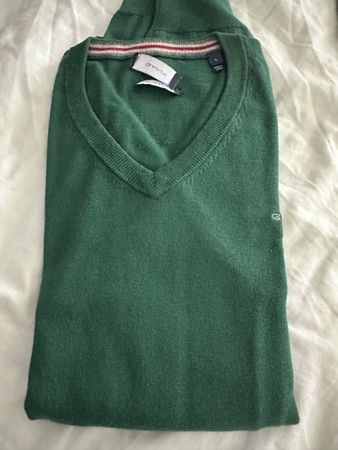Gant Herrenpullover Grün Gr. L, top Zustand!
