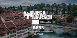 Ticket für Megamarsch Bern 50km 03.10.26 Startzeit: 07:30
