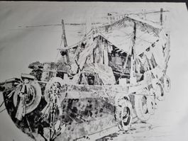 KLAUS BRUNNER LITHOGRAPHIE SIGNIERT NUMMERIERT  3/16
