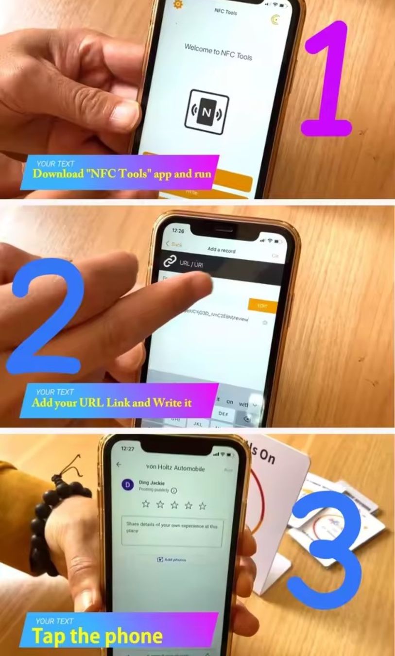 Cartoline: Google Review NFC Card neu – Nuovo (secondo la descrizione) da Gerlafingen venduto da Dhakala 3