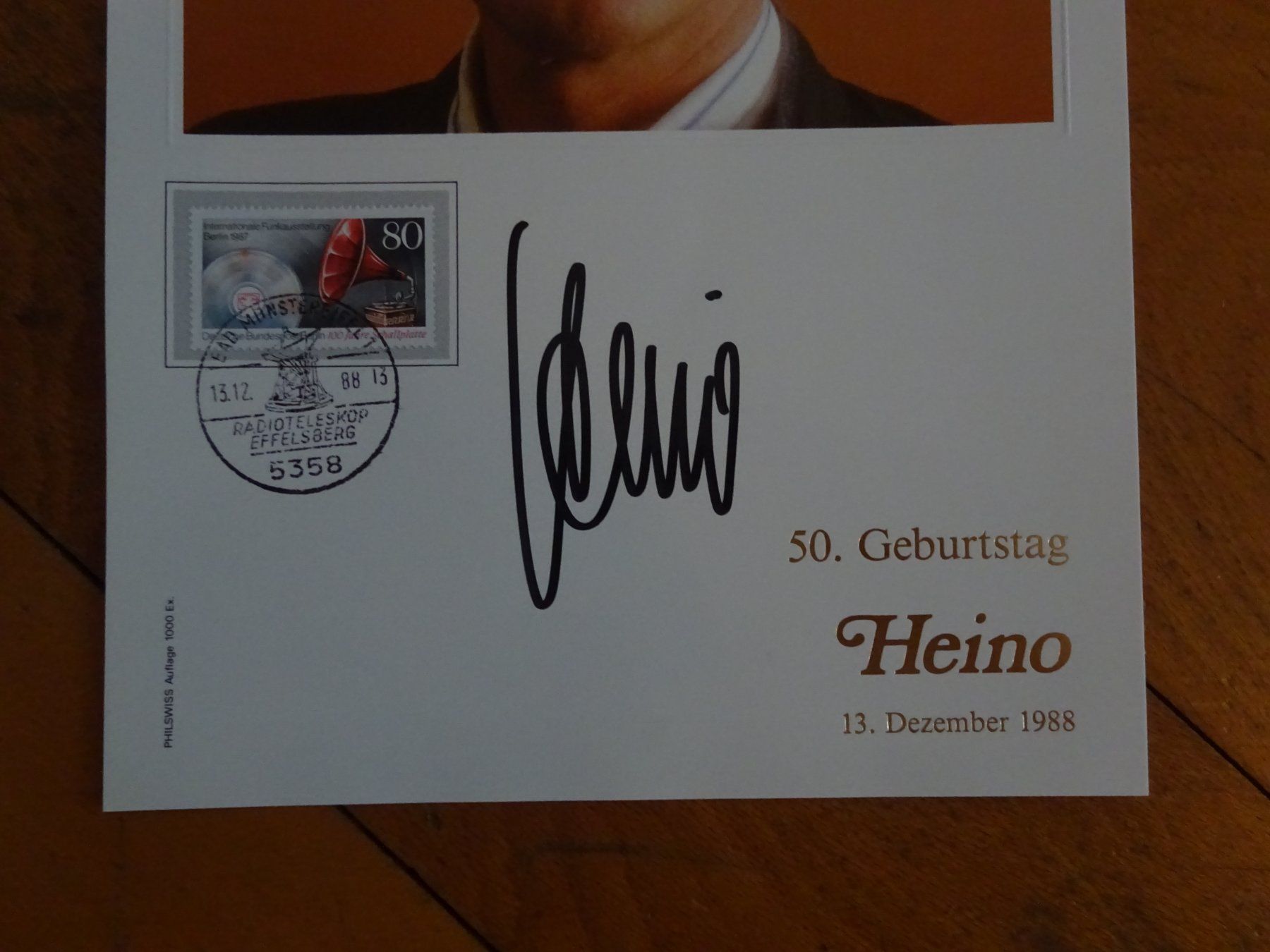 Foto & Immagini: Heino Plakat 1988 / handsigniert – Usato da Esslingen venduto da eintagammeer 3
