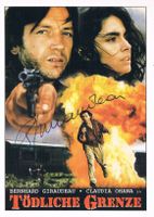 Bernard Giraudeau 1947-2010 Autogramm signiert CINEMA Karte