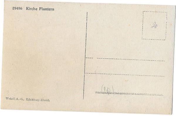 Cartoline postali: Zürich Fluntern Kirche – Usato da Olten venduto da clotaldi 1