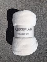 Fleeceplaid Decke 150x200 cm Weiss – Neu unbenutzt