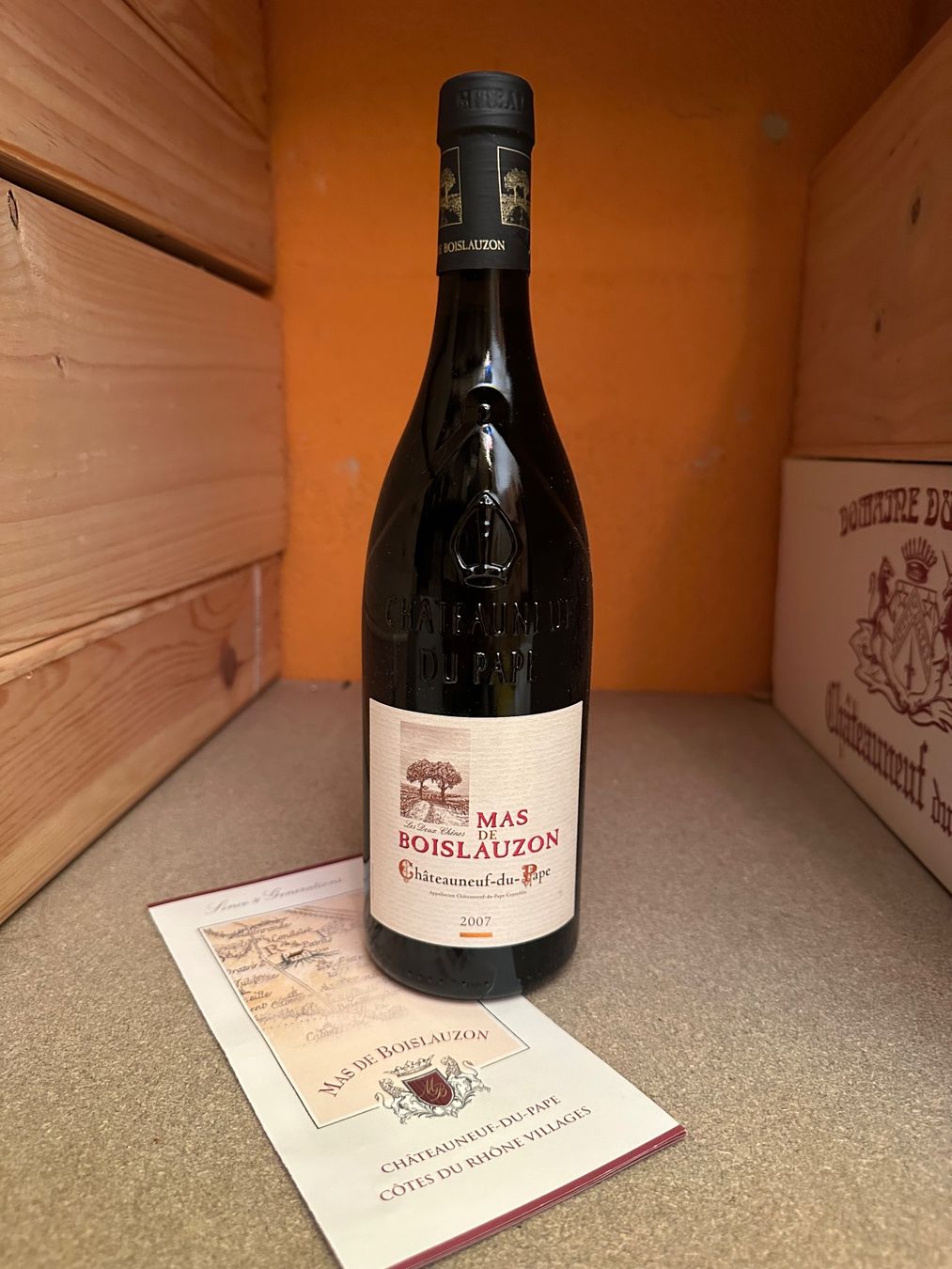 Vino: Mas de Boislauzon 2007 Chateauneuf-du-Pape – Nuovo e nell'imballaggio originale da Elsau venduto da sch_6mcn
