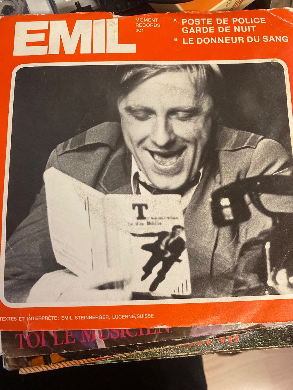 Dischi in vinile: Vinyle 45 tours d'Emil Steinberger, collector – Usato da Le Brassus venduto da cinema13