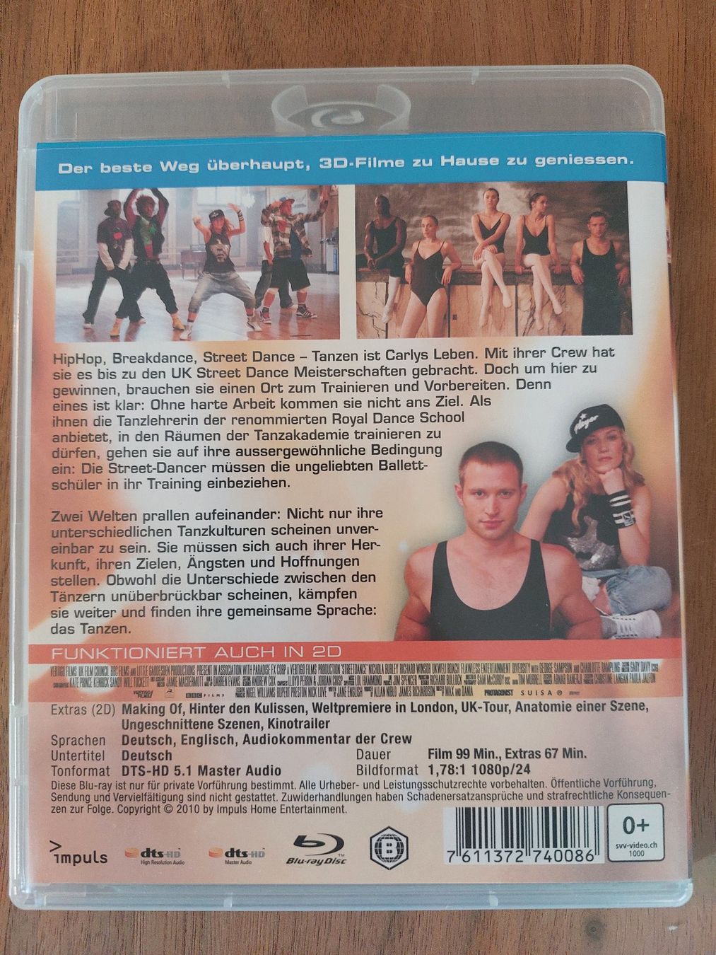 Tutti i DVDs: Blu Ray 3D & 2D - Street Dance 3D – Usato da Rheinfelden venduto da FilmAuktion 1