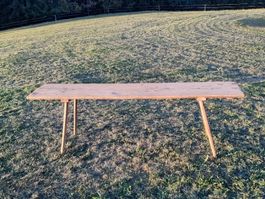 Holztisch 225 cm lang , 47 cm breit antik