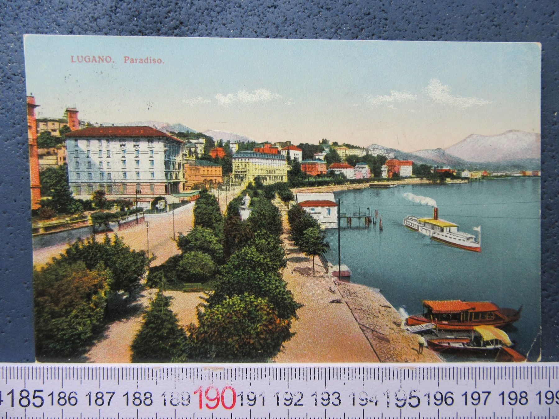 Cartoline postali: LUGANO PARADISO 1920 BUG AK TI – Usato da Ettingen venduto da Hausi4711