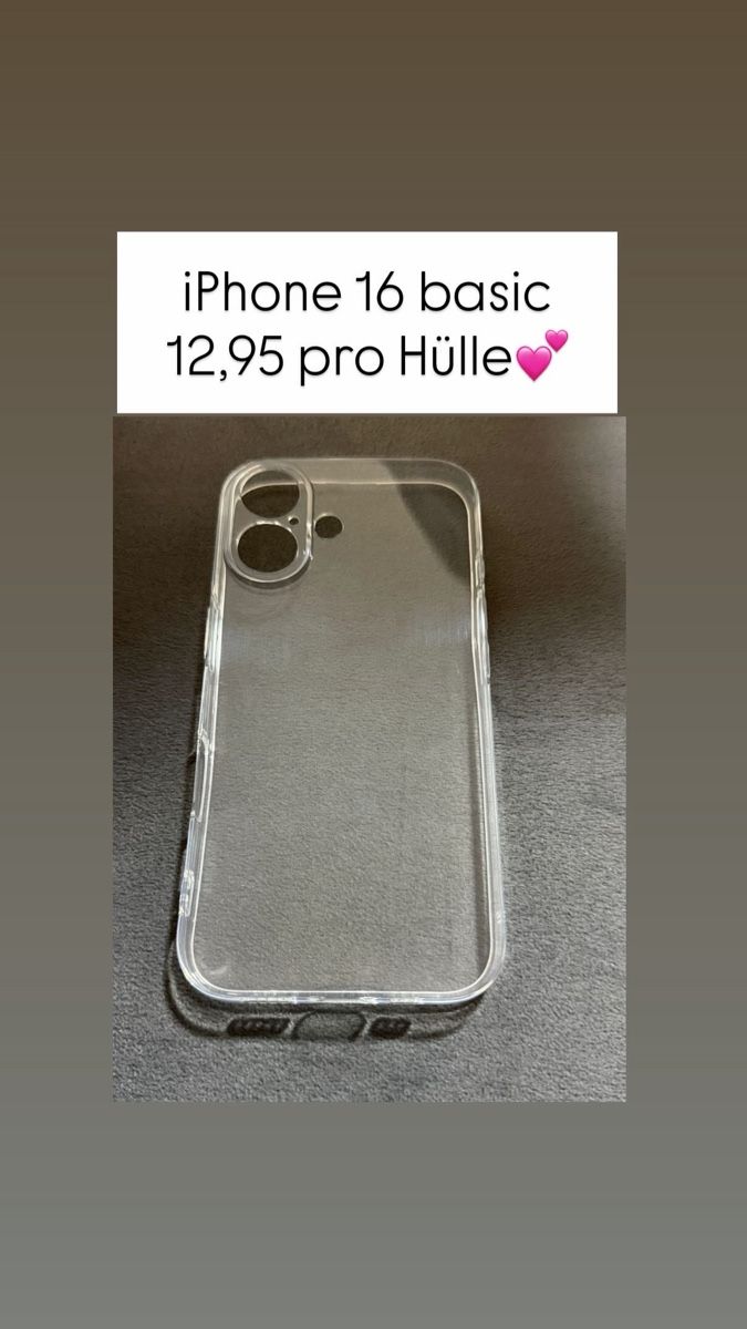 Cover & Protezioni schermo: iPhone 16 - Basic Silikonhülle🌸 – Nuovo e nell'imballaggio originale da Wettingen venduto da Joelds98