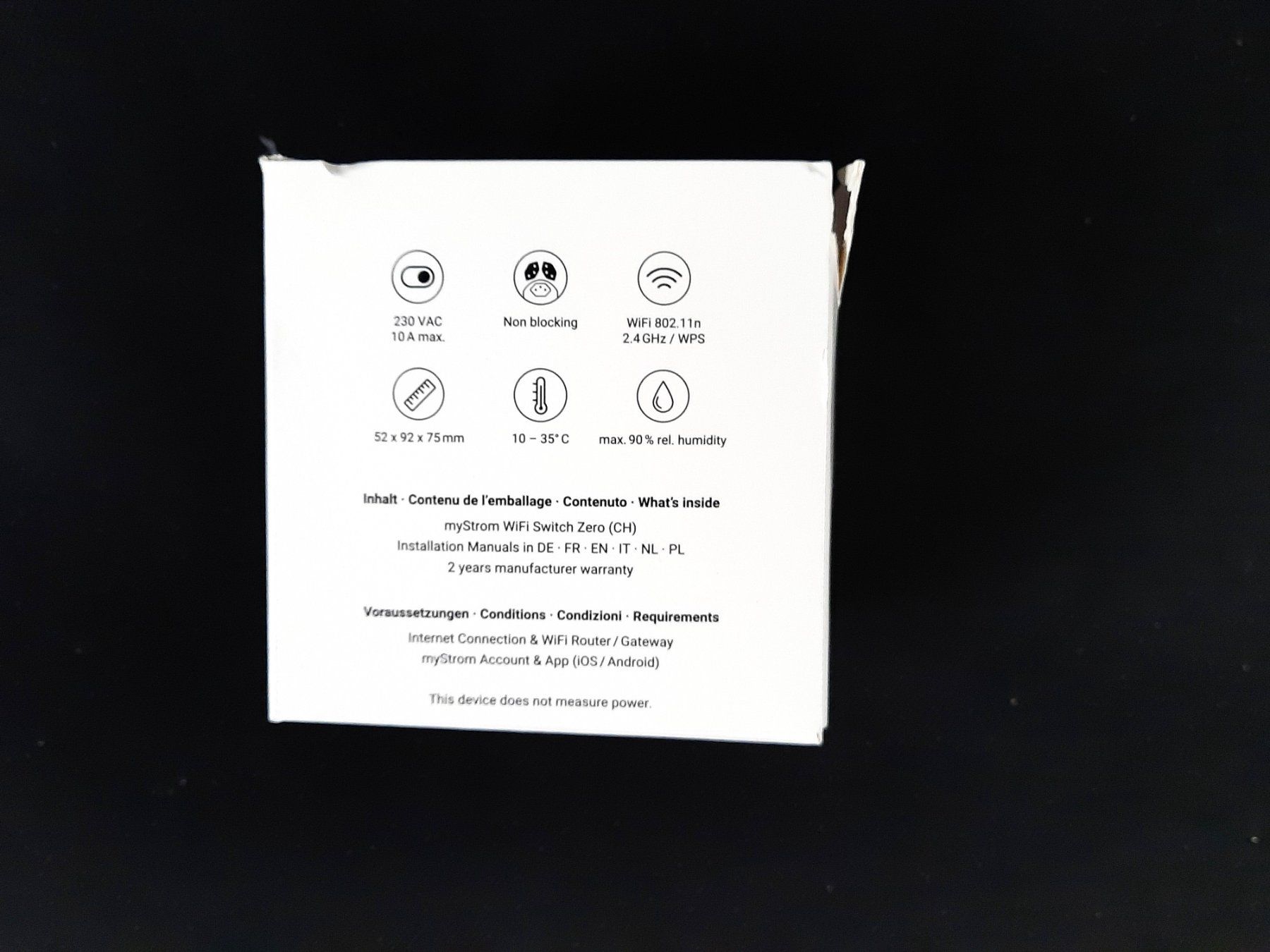 myStrom Fiches d'alim.: MYSTROM WiFi Switch Zero – Neuf (Voir description) à Beinwil am See par Restwert_Beinwil 5